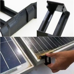 40PCS Photovoltaic Panel Drainage Buckle Plate Solar Panel Water 7879