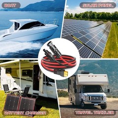 Durable 3FT XT60 Solar Panel Extension Cable – 30A, Rated & Safe Connection