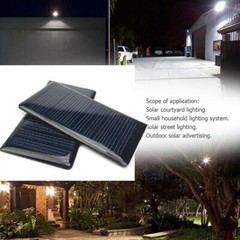 1-10Pcs/lot 5V 60mA Polycrystalline Silicon Solar Panel Cell Battery DIY Modules