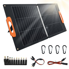 N-Type 16BB 100W Bifacial Portable Solar Panel, Foldable Monocrystalline Panel