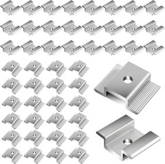 42 Pack Solar Panel Mid Clamps, Solar Panel Clamps Bulk, Solar Panel Bracket …