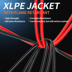 10AWG 10 Feet Solar Extension Cable with Pair of Connectors | Solar Panel Cable