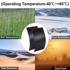400W Monocrystalline Solar Panel Complete Kit for RV Home Off Grid Camping New