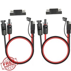 MOOKEERF 3FT Solar SAE Adapter Cable 2pk