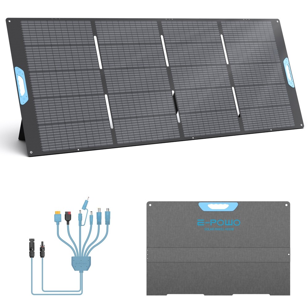 RV solar panel 400w Camping charger for BLUETTI Elite 200 V2 300 Power Station