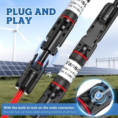Vansdon 5PCS 15A Solar Fuse Holder Inline for Solar Panel and Controller | 15…