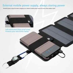 Foldable 5V/1AUSB Outdoor Multipurpose Portable Solar Charging Panel for Camping