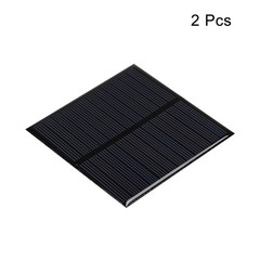 2 Pcs Mini Solar Panel Cell 6V 150mA 0.75W 80mm x 80mm for DIY Project