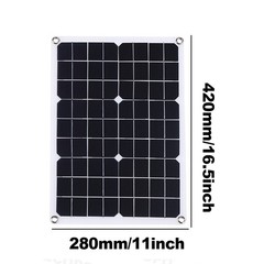 1000W Solar Panels – 2 x 500W Lightweight PV Panels + Y-Cable for OutdoorGY