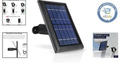 Outdoor Solar Panel for Always-On Power, Compatible with All Ring Camera Models
