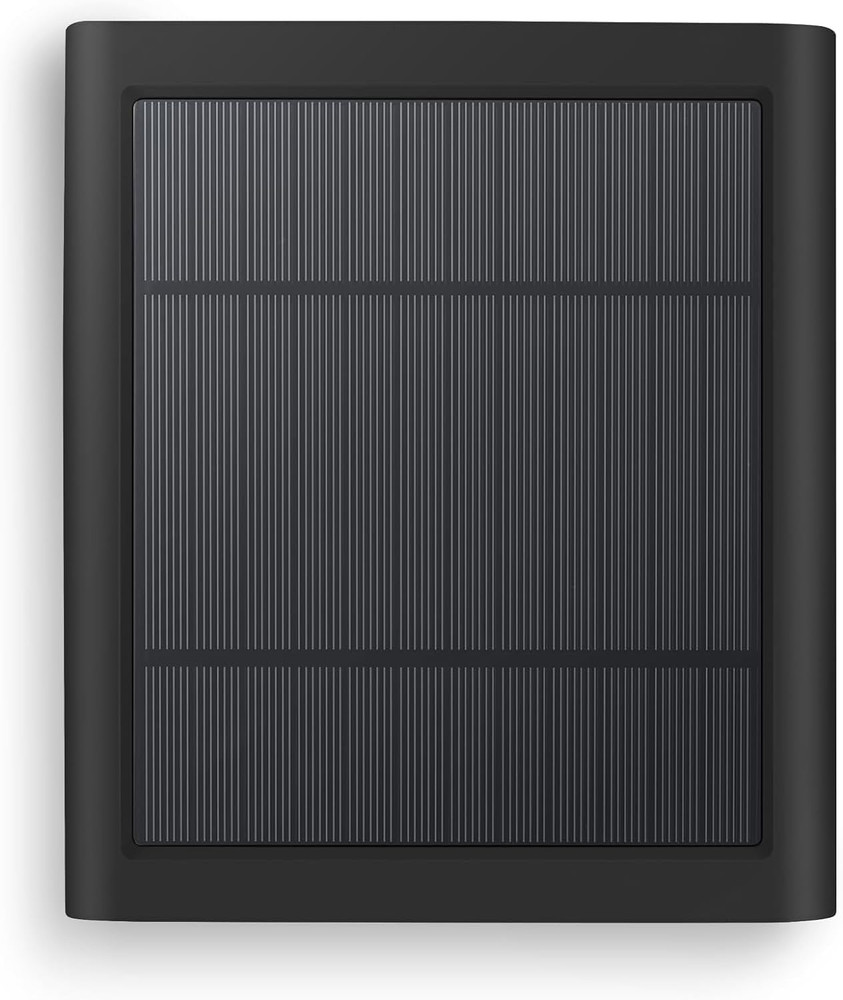 1 Pack 4W Solar Charger for Ring Spotlight & Stick Up Outdoor Cam, Black, High E