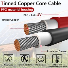 Solar Parallel Connectors for 2 Solar Panels