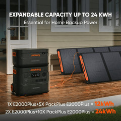 Jackery Explorer 2000 Plus Power Station 2042.8Wh + Battery Pack 2000 Plus