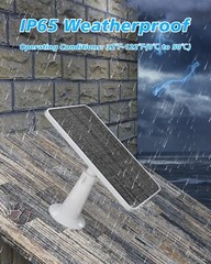 Solar Panel Charger Compatible with Pro 5S/Pro 4/Pro 3/Pro 3 Floodlight/Ultra