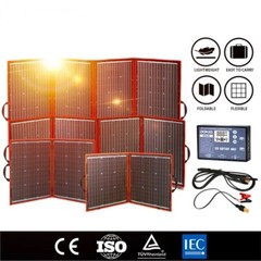 Best Folding Foldable Portable Solar Panel Camping Laptop 18V Volt Survival Watt