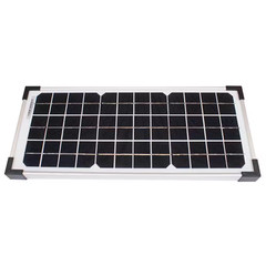 10-Watt Premium Monocrystalline Solar Panel Kit for Automatic Gate Openers