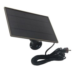 3W Solar Panel Kit with 6000mAh Battery Dual Output for Security Camera Backup