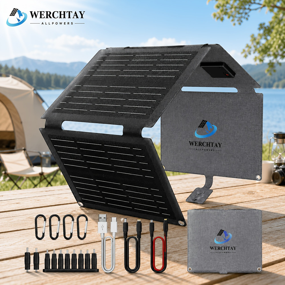 Portable foldable solar panels are suitable for various electronic devices.
