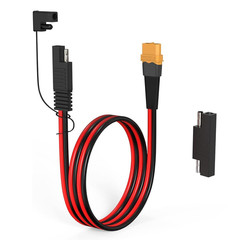 10AWG XT60 to SAE Connector Extension Cable with SAE Polarity Reverse Adapter fo