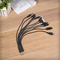 Portable and Efficient 10 in 1 USB Charger Compatible with Many Brands