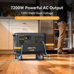 PECRON F5000LFP Portable Power Station 5120Wh 7200W Solar Generator Dual Voltage