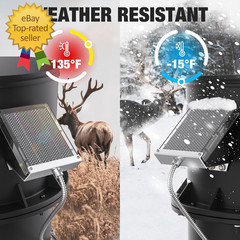 6V Solar Panel Battery Charger for Deer Feeder 1.7W Waterproof Solar Panel