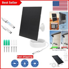 Lightweight 4W Solar Panel Charger for Security Cameras – Reliable Outdoor Power