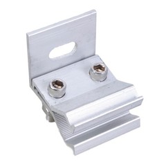 Aluminium Brackets for Solars Panel Fixation on Folded Sheet Metal Roofs