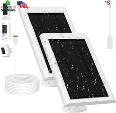Solar Panel for Ring Camera(2Nd Generation), 2 Pack 5W Solar Panel with 10FT/3M