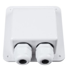 2Pcs Double Wire Cable Entry Gland Box Roof Solar Panel Junction Box RV Caravan