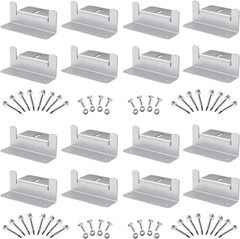 16Pcs/Set Solar Panel Mounting Bracket Kits 4/8 Units Solar Panel Aluminum Mount