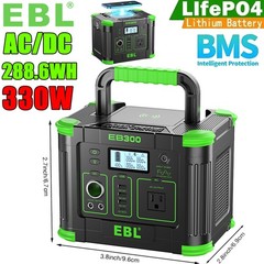 330W/288WH LiFePO4 Lithium Battery Portable Power Station Outdoor Power Sup⁣ply