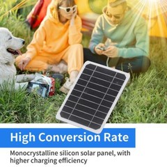 Portable 6V Car Van Boat Caravan Camper Solar Panel Battery Charger Kit