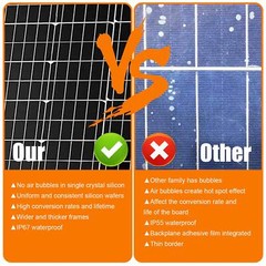 240 Watt Solar Panels 12 Volt Mono PV Module Power Charger Home RV Marine Farm