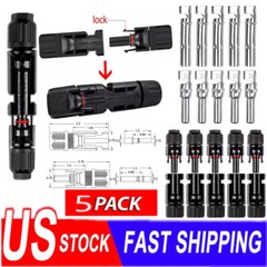100 Pairs Male Female Wire Cable Connector Set Solar Panel Waterproof Connectors