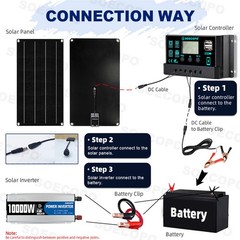 10000W Solar System Solar Generator 800W Panel 100A Controller 10000W Inverter