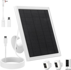 Ring Solar Panel,8W Ring Solar Charger Compatible with Stick Up Camera & Pro, Sp