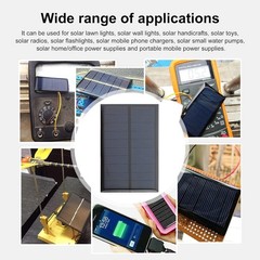 Compact 5PCS Solar Cells Kit – 5V 200mA Polycrystalline for Low-Power Appliances