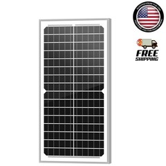 Efficient 10W Monocrystalline Solar Panel – Weather-Resistant Power for Fences