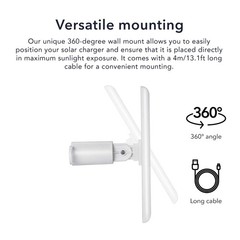 Wasserstein Solar Panel Compatible with Ring Spotlight Cam Battery & All-new …