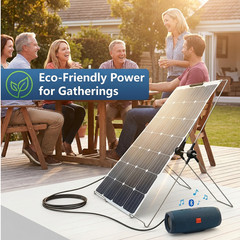 2 Sets Portable Folding Solar Panel Mounts Flexible Stable Mounting Accessories