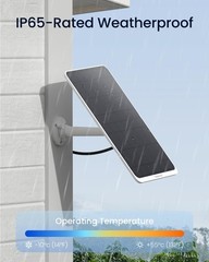 REOLINK 12W Solar Panel, for All Wireless Battery Camera Outdoor