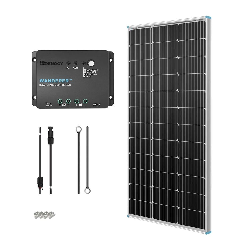 Renogy 100W Solar Panel Starter Kit Monocrystalline
