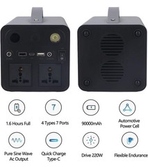 Portable Power Station 300W 220V, Outdoor Energy Storage Power