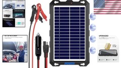Durable 7.5W Solar Battery Maintainer with Smart Protection & Easy Installation