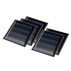 5pcs. 2V poles solar cell panel module f charger 49.8mmx49.8mm