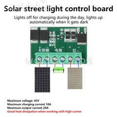 DC 6-45V Solar Street Light Control Circuit Board LED Auto Solar Light Drive