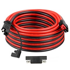 10AWG Heavy-Duty Extension Cable 15FT Anderson SAE Connector – Ideal for Solar