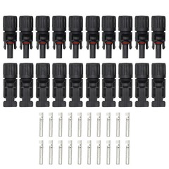 Solar Panel 10 Pairs MC4 Connectors Cable Waterproof Adapter Connector Extension