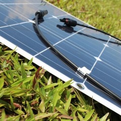 300W Watt Flexible 18V Mono Solar Panel Home RV Rooftop Camping Off-Grid Power